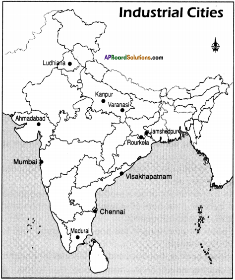 AP Board 9th Class Social Studies Important Questions Chapter 7 Industries in India 6