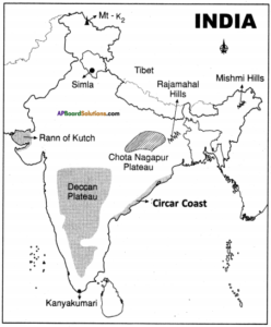AP SSC 10th Class Social Studies Important Questions Chapter 1 India ...
