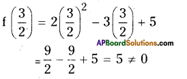 AP Board 9th Class Maths Solutions Chapter 2 Polynomials and Factorisation Ex 2.3 3