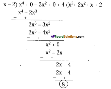 AP Board 9th Class Maths Solutions Chapter 2 Polynomials and Factorisation Ex 2.3 5