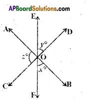 AP Board 9th Class Maths Solutions Chapter 4 Lines and Angles Ex 4.2 1