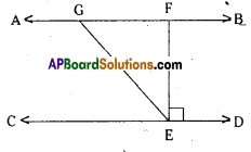 AP Board 9th Class Maths Solutions Chapter 4 Lines and Angles Ex 4.3 3
