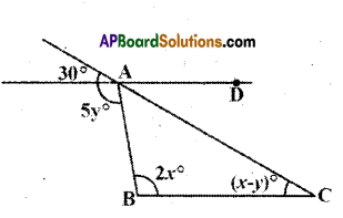 AP Board 9th Class Maths Solutions Chapter 4 Lines and Angles Ex 4.4 5