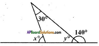 AP Board 9th Class Maths Solutions Chapter 4 Lines and Angles Ex 4.4 7