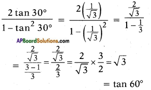 AP SSC 10th Class Maths Solutions Chapter 11 Trigonometry Ex 11.2 8