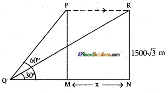 AP SSC 10th Class Maths Solutions Chapter 12 Applications of Trigonometry Ex 12.2 9