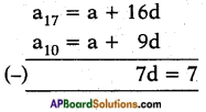AP SSC 10th Class Maths Solutions Chapter 6 Progressions Ex 6.2 9
