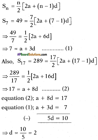 AP SSC 10th Class Maths Solutions Chapter 6 Progressions Ex 6.3 6
