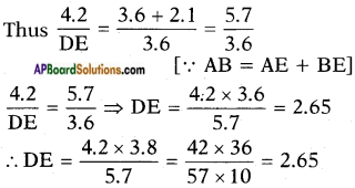 AP SSC 10th Class Maths Solutions Chapter 8 Similar Triangles Ex 8.2 2