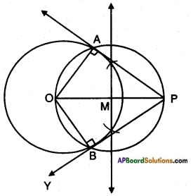AP SSC 10th Class Maths Solutions Chapter 9 Tangents and Secants to a Circle Ex 9.2 10