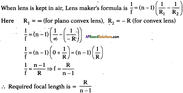 AP SSC 10th Class Physics Important Questions Chapter 6 Refraction of Light at Curved Surfaces 17