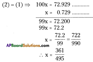 AP Board 8th Class Maths Solutions Chapter 1 Rational Numbers Ex 1.3 4