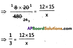 AP Board 8th Class Maths Solutions Chapter 10 Direct and Inverse Proportions Ex 10.4 2