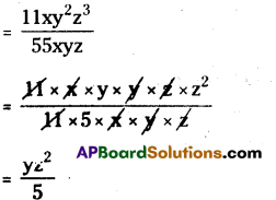 AP Board 8th Class Maths Solutions Chapter 12 Factorisation Ex 12.3 3