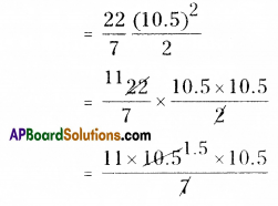 AP Board 8th Class Maths Solutions Chapter 8 Area of Plane Figures Ex 9.2 4