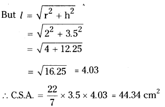 AP Board 9th Class Maths Solutions Chapter 10 Surface Areas and Volumes InText Questions 22