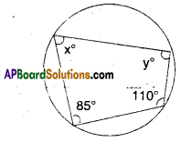 AP Board 9th Class Maths Solutions Chapter 12 Circles Ex 12.5 2