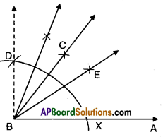 AP Board 9th Class Maths Solutions Chapter 13 Geometrical Constructions Ex 13.1 6