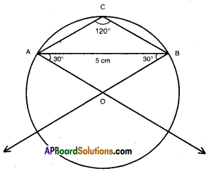 AP Board 9th Class Maths Solutions Chapter 13 Geometrical Constructions Ex 13.2 9