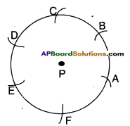 AP Board 9th Class Maths Solutions Chapter 13 Geometrical Constructions InText Questions 2