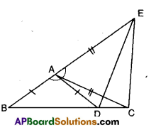 AP Board 9th Class Maths Solutions Chapter 7 Triangles Ex 7.1 5
