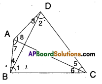 AP Board 9th Class Maths Solutions Chapter 7 Triangles Ex 7.4 5