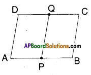 AP Board 9th Class Maths Solutions Chapter 8 Quadrilaterals Ex 8.3 4