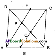 AP Board 9th Class Maths Solutions Chapter 8 Quadrilaterals Ex 8.4 4