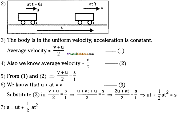 AP Board 9th Class Physical Science Important Questions Chapter 1 Motion 25