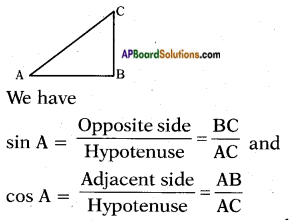 AP SSC 10th Class Maths Solutions Chapter 11 Trigonometry InText Questions 10