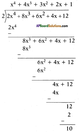 AP SSC 10th Class Maths Solutions Chapter 3 Polynomials Ex 3.4 12