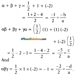 AP SSC 10th Class Maths Solutions Chapter 3 Polynomials Optional Exercise 2