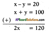 AP SSC 10th Class Maths Solutions Chapter 4 Pair of Linear Equations in Two Variables Ex 4.2 4