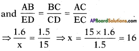 AP SSC 10th Class Maths Solutions Chapter 8 Similar Triangles InText Questions 31
