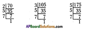 AP Board 6th Class Maths Solutions Chapter 3 HCF and LCM Unit Exercise 6