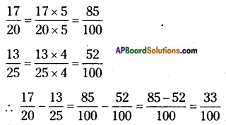 AP Board 6th Class Maths Solutions Chapter 5 Fractions and Decimals Ex 5.1 10