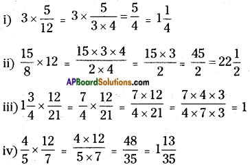 AP Board 6th Class Maths Solutions Chapter 5 Fractions and Decimals Ex 5.2 1