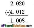 AP Board 6th Class Maths Solutions Chapter 5 Fractions and Decimals Ex 5.5 9