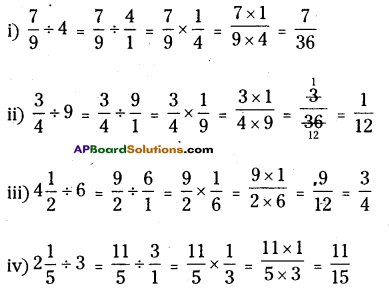 AP Board 6th Class Maths Solutions Chapter 5 Fractions and Decimals InText Questions 7
