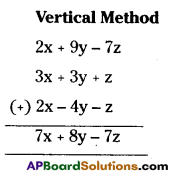 AP Board 7th Class Maths Solutions Chapter 10 Algebraic Expressions Ex 4 3