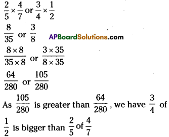 AP Board 7th Class Maths Solutions Chapter 2 Fractions, Decimals and Rational Numbers Ex 3 5