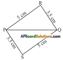AP Board 7th Class Maths Solutions Chapter 8 Congruency of Triangles Ex 1 3