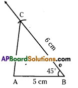AP Board 7th Class Maths Solutions Chapter 9 Construction of Triangles Ex 2 4