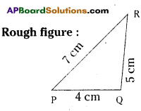 AP Board 7th Class Maths Solutions Chapter 9 Construction of Triangles InText Questions 1