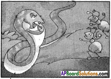 AP Board 6th Class Hindi Solutions सन्नद्धता कार्यक्रम Chapter 10 साँप और चींटियाँ 6