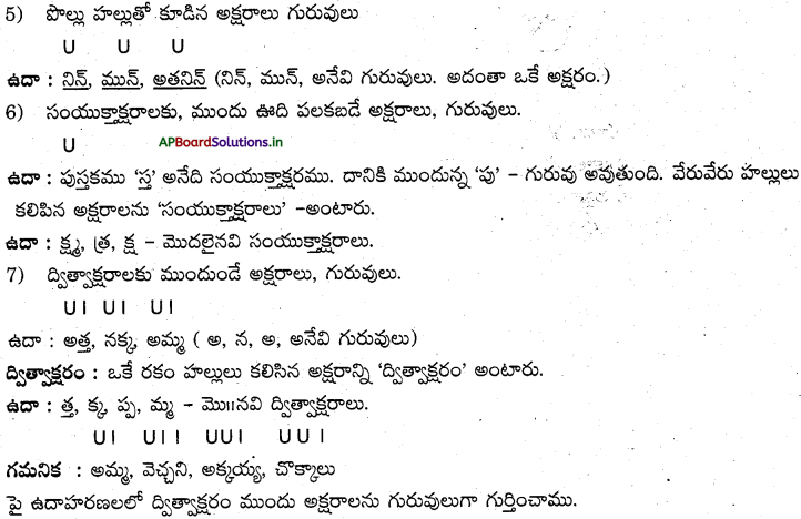 AP Board 7th Class Telugu Grammar 4