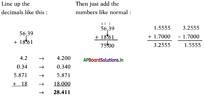 AP 7th Class Maths Notes 2nd Lesson Fractions, Decimals and Rational Numbers 5