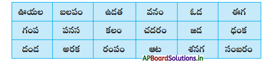AP Board 1st Class Telugu Solutions 9th Lesson గలగల మాటలు, గుణింతాలం 12