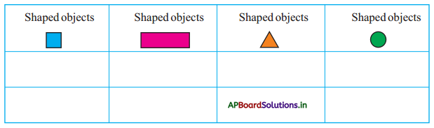AP Board 3rd Class Maths Solutions 9th Lesson Shapes Around Us 34