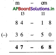 AP Board 4th Class Maths Solutions 10th Lesson Measurements 20